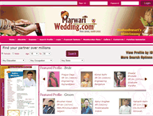 Tablet Screenshot of marwariwedding.com